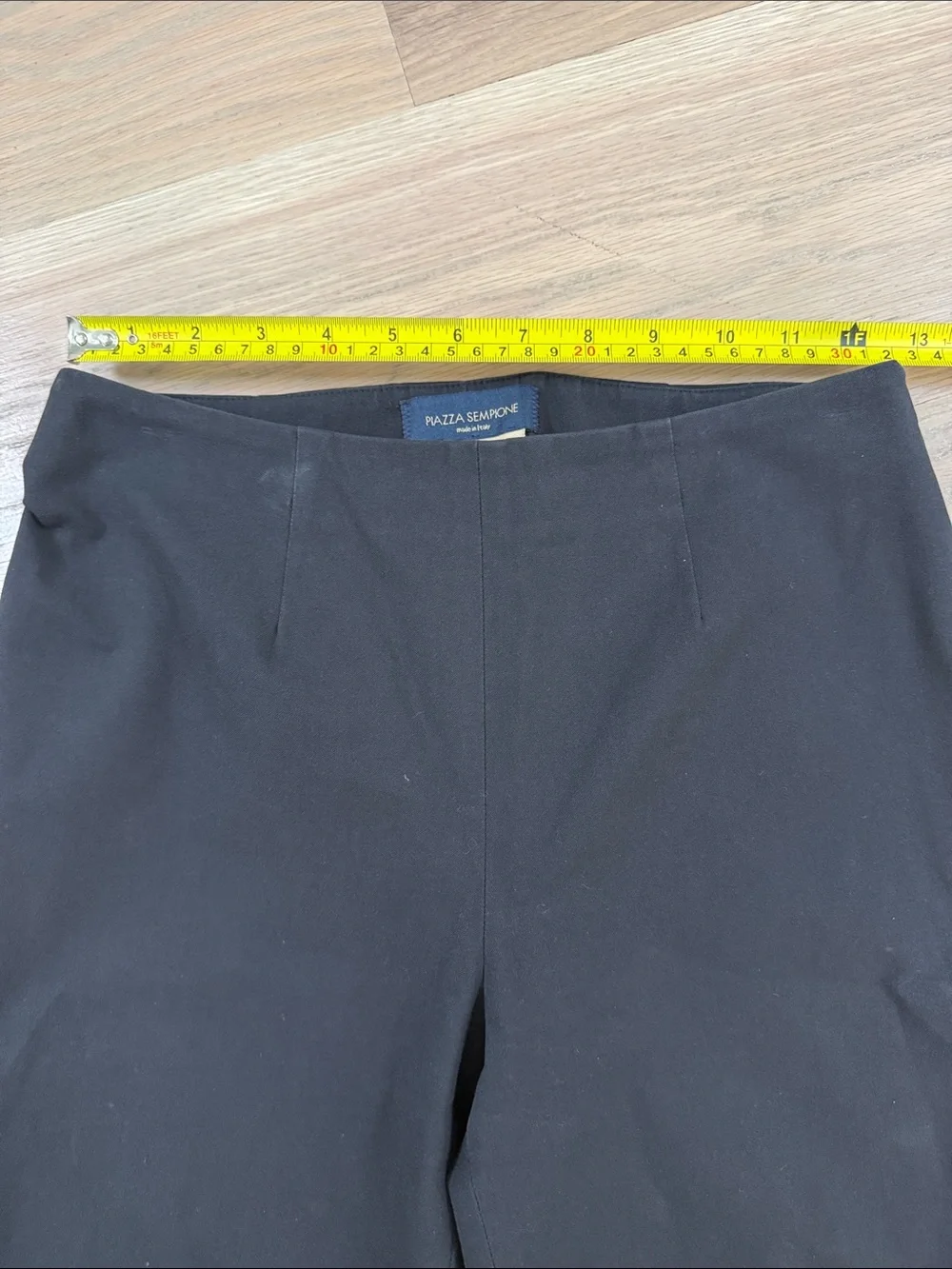 Piazza Sempione Audrey Black Slim Ankle Trousers Italian 40 US 4